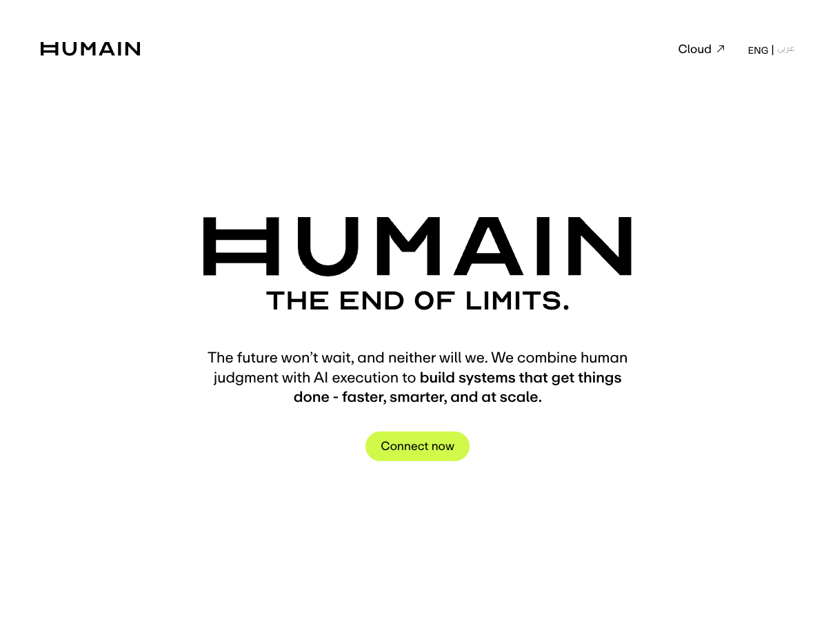 Humain: Saudi Arabia’s New AI Giant for Arabic